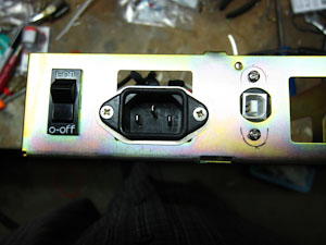 Mounting USB connector